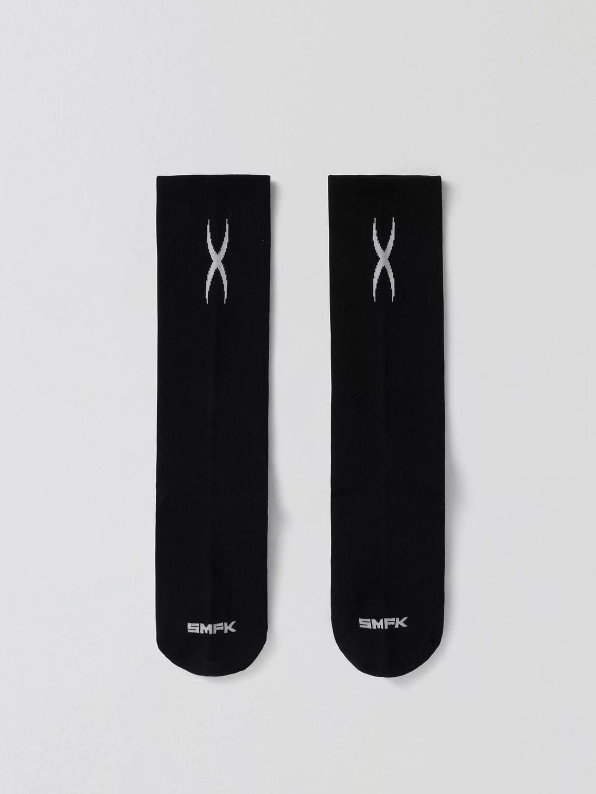 SMFK Athletic Cotton Blend Short Socks 2 Pack in Black
