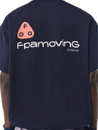 FPA Quick Dry Crewneck T Shirt in Navy Blue - On Model