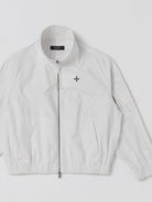 SMFK Garment Dyed Cotton Training Jacket in White