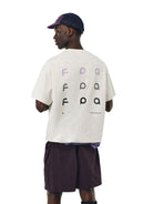 FPA Heavyweight Cotton Blend T Shirt in Beige - On Model
