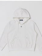 SMFK Cotton Wool Blend Oversized Hoodie in White