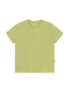 SIMPLE PROJECT Misaligned Seam Crewneck T Shirt in Green