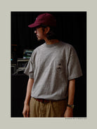USAGE JZ Festival Graphic Cotton T Shirt in Gray - On Male Model