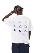 FPA Heavyweight Cotton Blend T Shirt in White - On Model