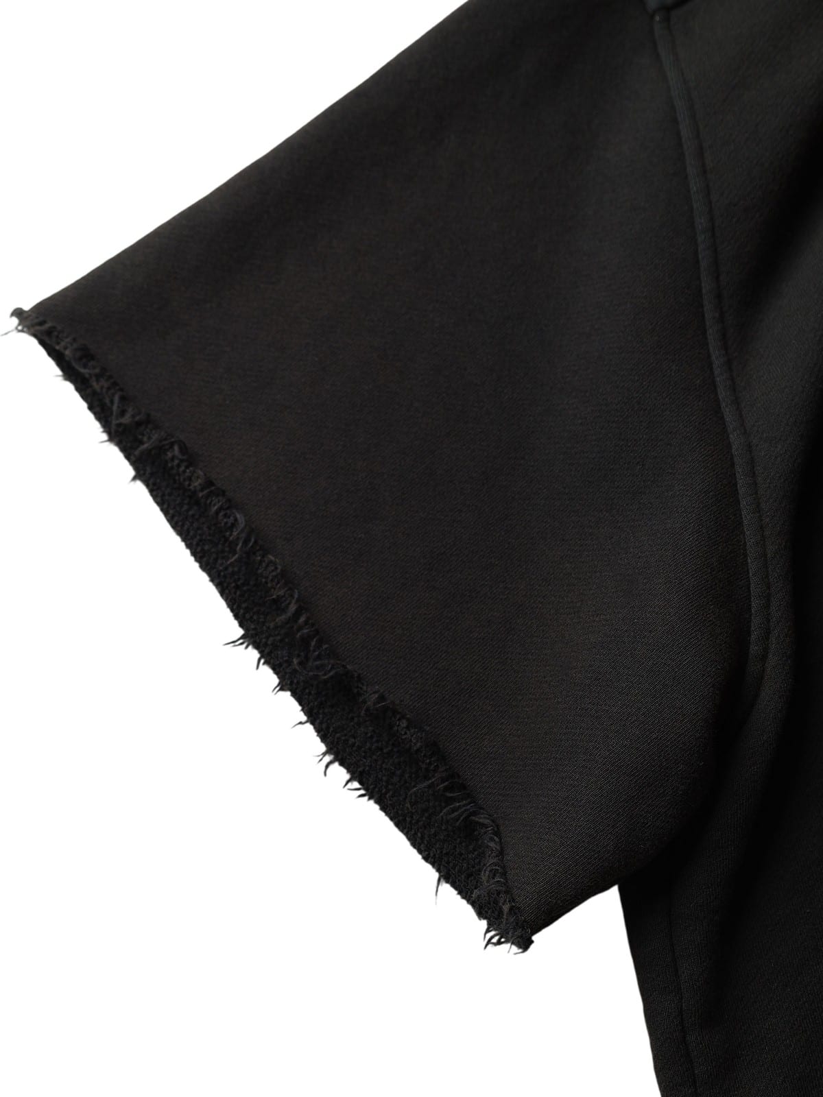 D5ove Heavyweight Boxy Cotton T Shirt in Black - Detail