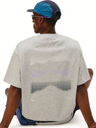 FPA Quick Dry Polka Dot T Shirt in Gray - On Model
