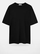 MSBEAST Oversized Lyocell Wool Blend T Shirt in Black
