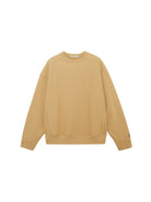 USAGE Reversible Cotton Crewneck Sweatshirt in Beige