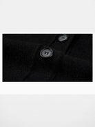 MEDM Floral Embroidered Knit Cardigan in Black - Detail