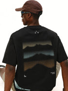 FPA Quick Dry Polka Dot T Shirt in Black - On Male Model