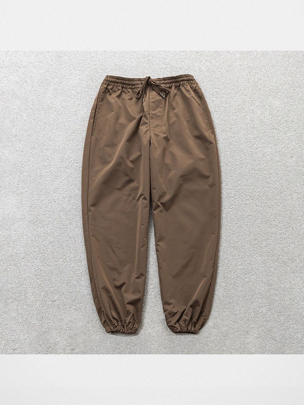 SODA High Density Twill Joggers in Brown