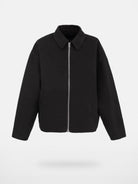 VLABMADE 100 Wool Shirt Collar Jacket in Black