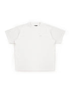 MASONPRINCE Exposed Seam Tape Print T Shirt in White