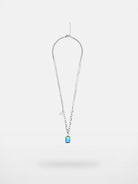 BLACKHEAD Gradient Tourmaline Pendant Necklace in Silver