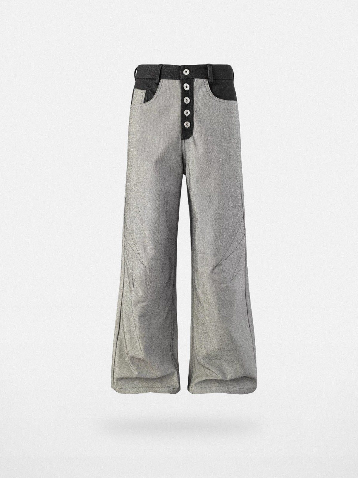 Y OFFICIAL 13 5oz Deconstructed Reverse Jeans in Blue