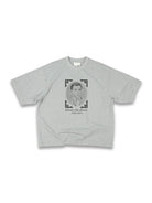 SOD Little Che Graphic Washed Cotton Tee in Gray