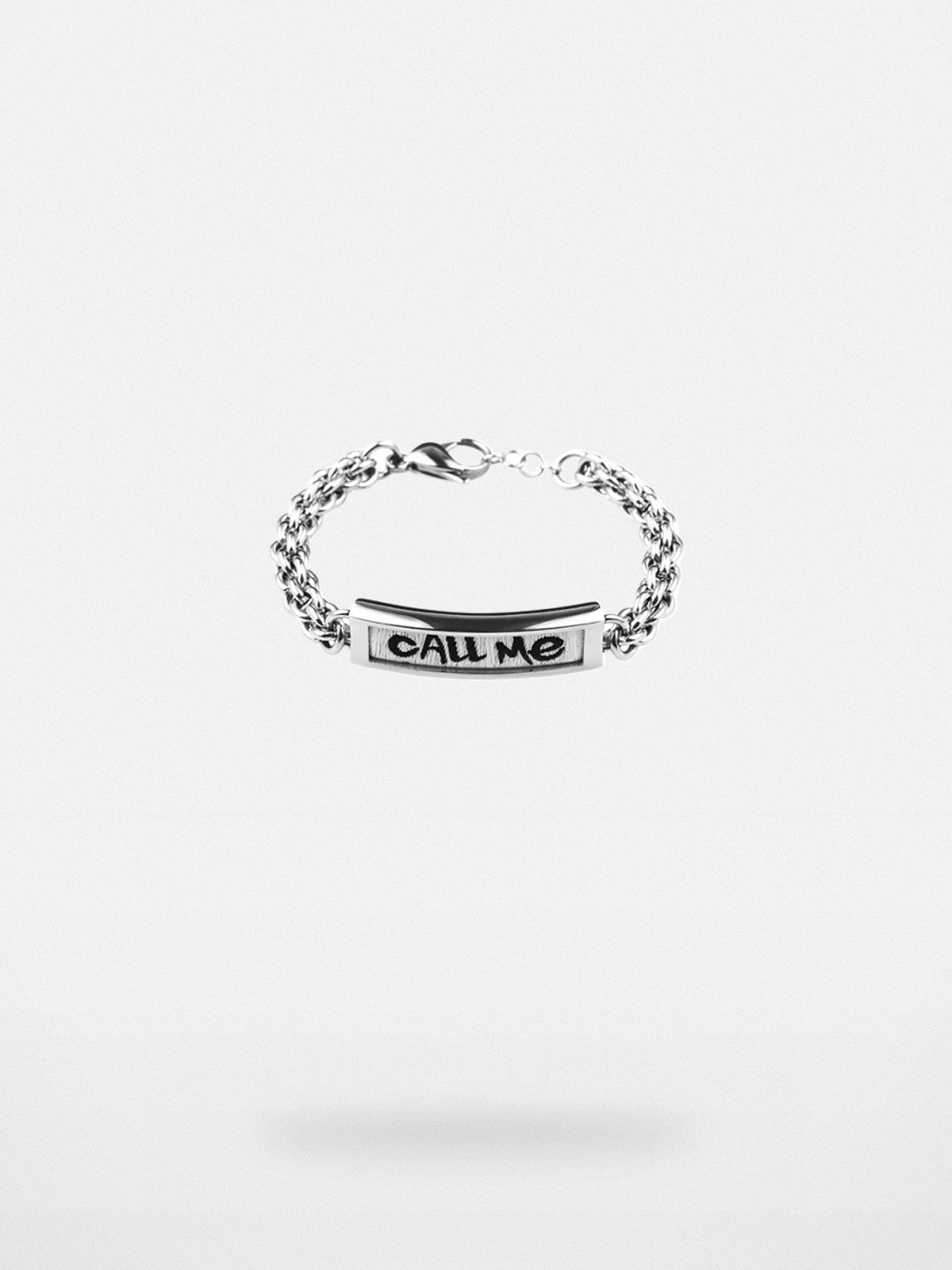 BLACKHEAD Call Me Steel Cuban Chain Bracelet in Silver