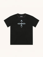 SMFK Cross Graphic Cotton T Shirt in Black
