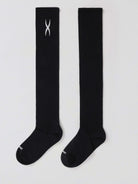 SMFK Cotton Blend Athletic High Socks in Black