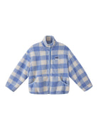 SweetChilling Double Layer Fleece High Collar Jacket in White