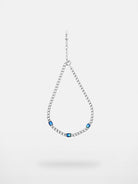 BLACKHEAD Gradient Tourmaline Chain Necklace in Silver