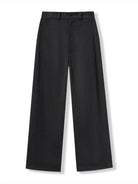 Retro 21 Brushed Curved Leg Pants in Black