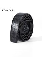 HONGU Top Grain Cowhide Belt Strap in Black