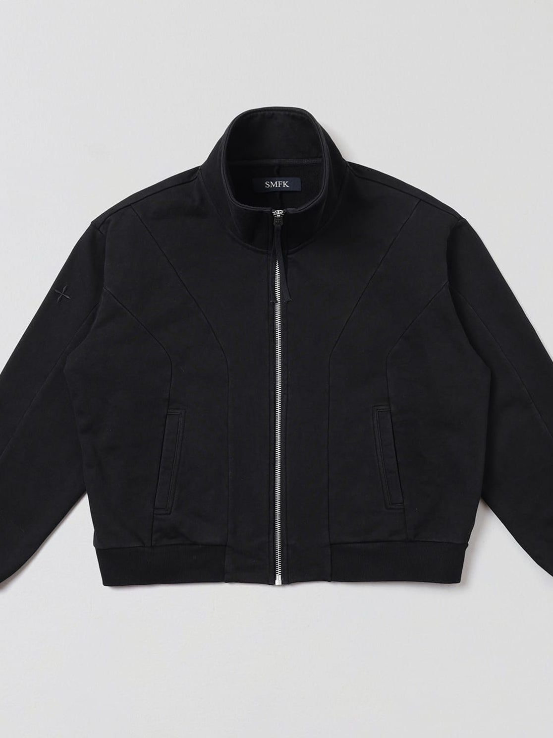 Cotton Zip Up Track Jacket | MING STREET