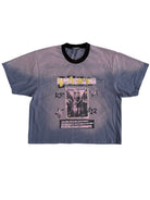 UNKNOWNWORLD Sun Faded Distressed Graphic T Shirt in Blue