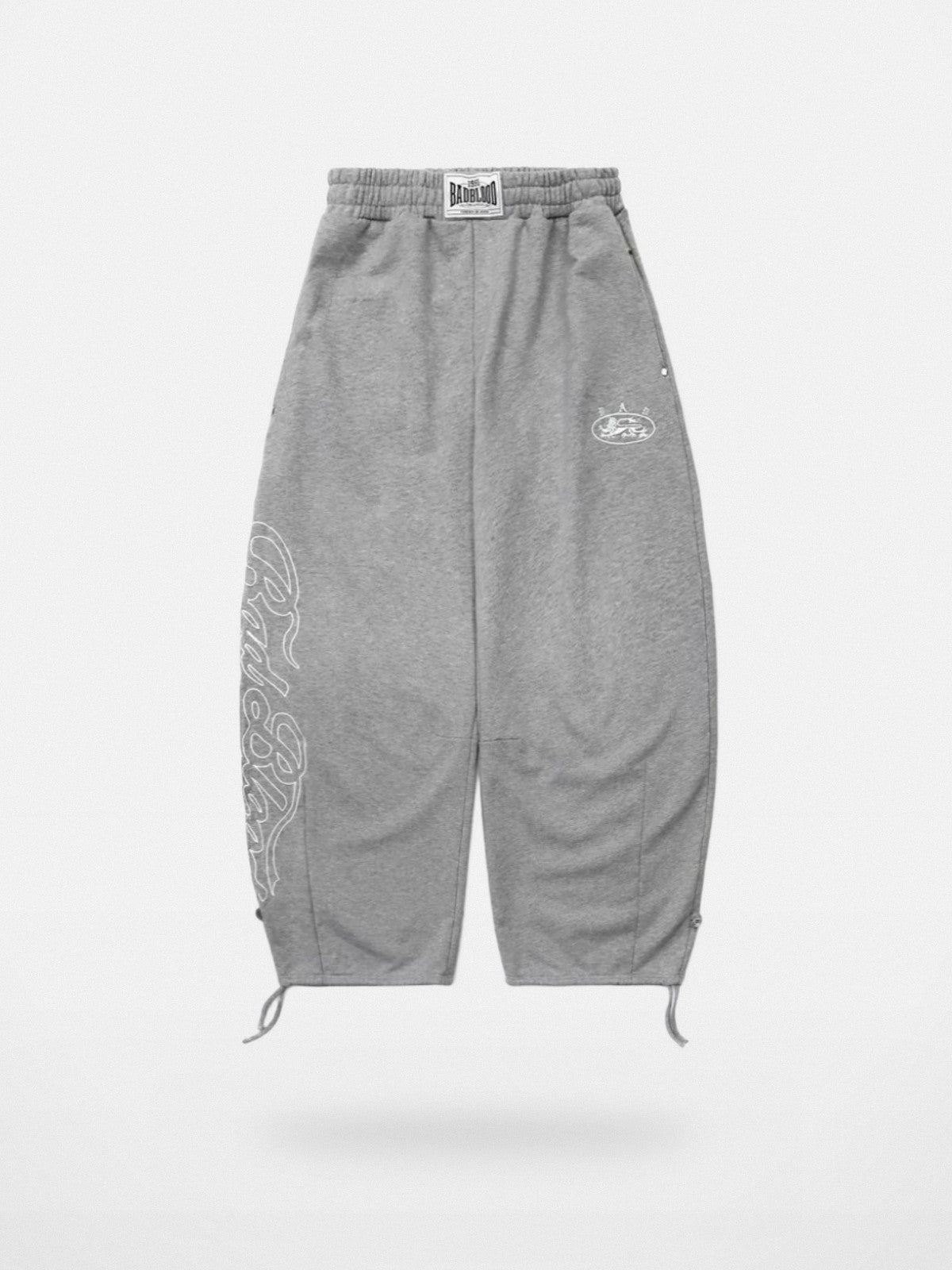 BADSEED 2 Way Curved Leg Joggers in Gray