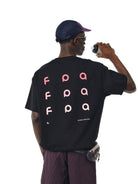 FPA Heavyweight Cotton Blend T Shirt in Black - On Male Model