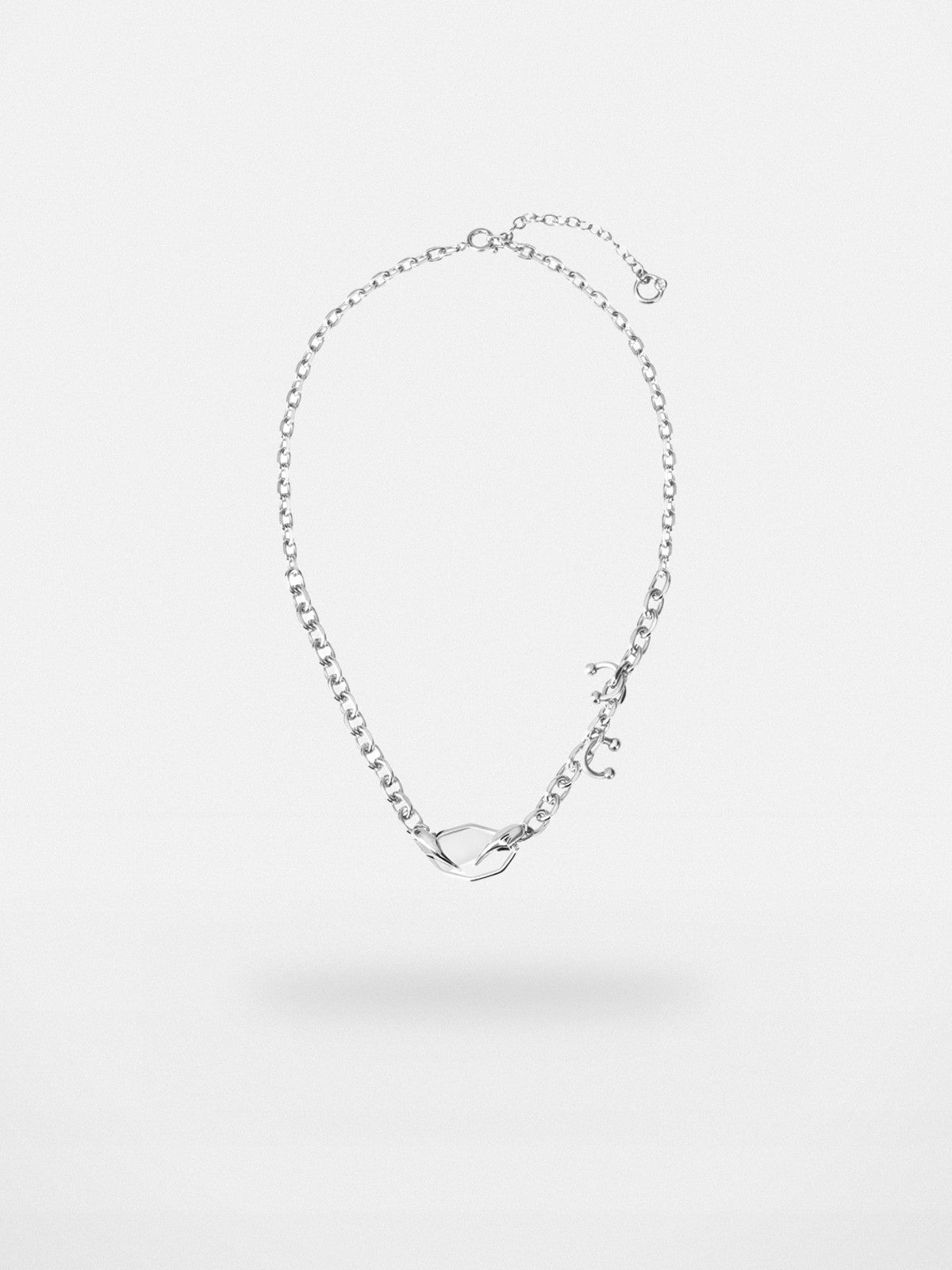 BLACKHEAD Panic Mirror Pendant Necklace in Silver