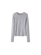 SweetChilling Wool Waist Cinching Sweater in Gray