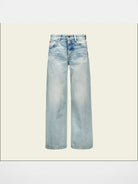 FaxCopyExpress Washed Cotton Gardener Jeans in Blue