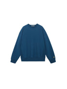USAGE Reversible Cotton Crewneck Sweatshirt in Blue