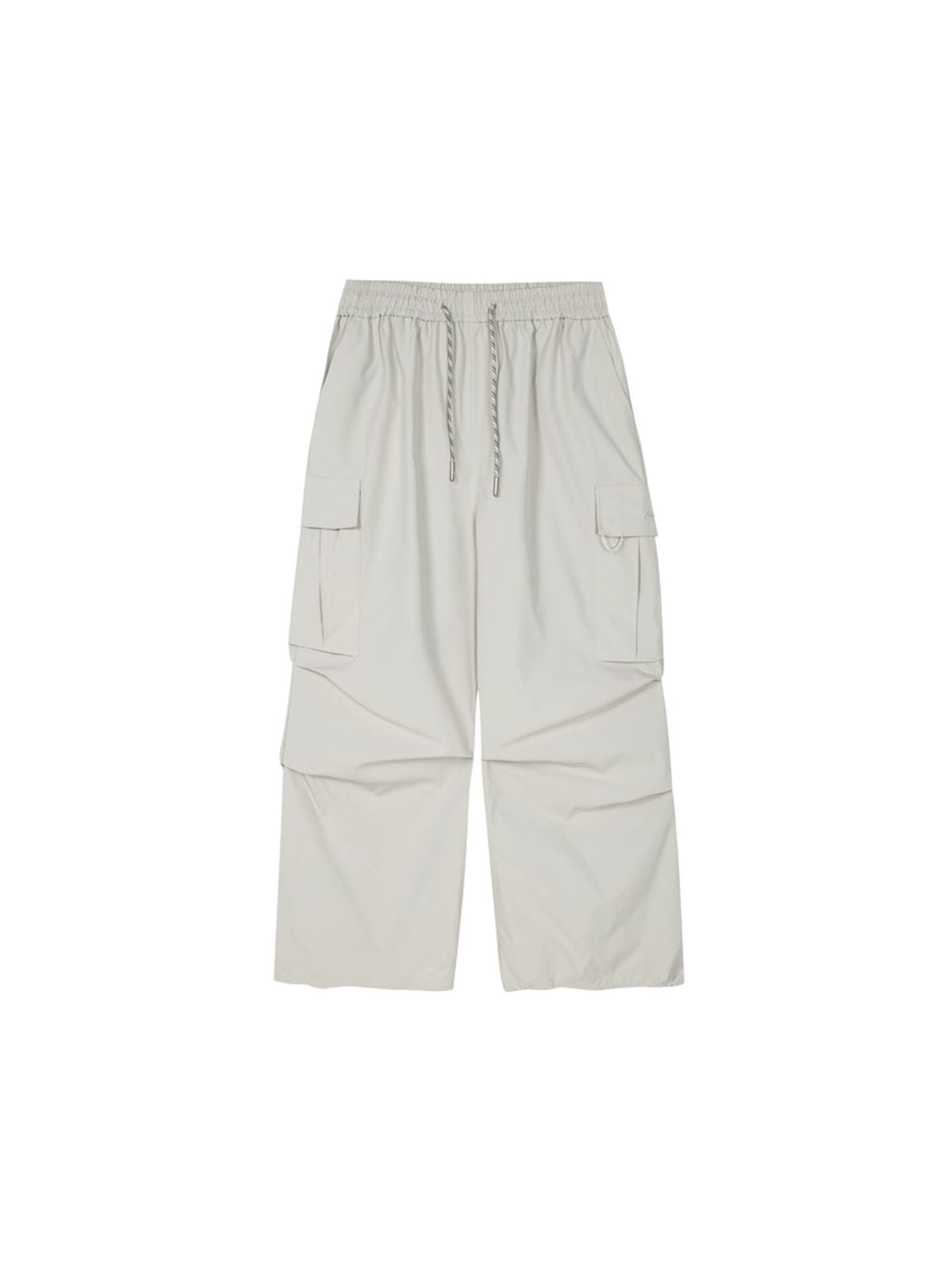 MEDM Multi Pocket Parachute Cargo Pants in Gray