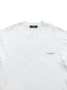 UNKNOWNWORLD Small Logo Cotton T Shirt in White