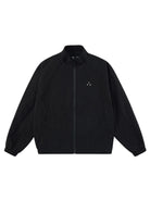 FPA Cotton Blend Stand Collar Jacket in Black