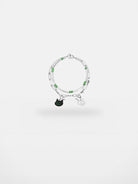 BLACKHEAD Double Layer Cat Charm Bracelet in Silver
