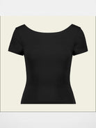 FaxCopyExpress Sunlit Beam Backless Top in Black