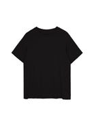 SIMPLE PROJECT Wool Blend Crewneck T Shirt in Black