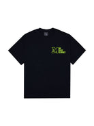 MEDM Half Sleeve Cotton Logo T Shirt in Black