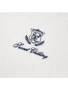 SweetChilling Embroidered Logo Cotton T Shirt in White - Detail