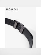 HONGU Top Grain Leather Automatic Buckle Belt in H2113223 - Detail