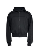 JCAESAR STUDIO Arch Panel Zip Up Hoodie in Black