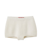 SweetChilling Wool Blend Mini Shorts in Black