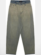 MASONPRINCE Inside Out Washed High Waisted Jeans in Denim
