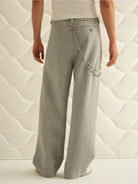 Retro 21 Air Layer Curved Leg Pants in Gray - On Male Model