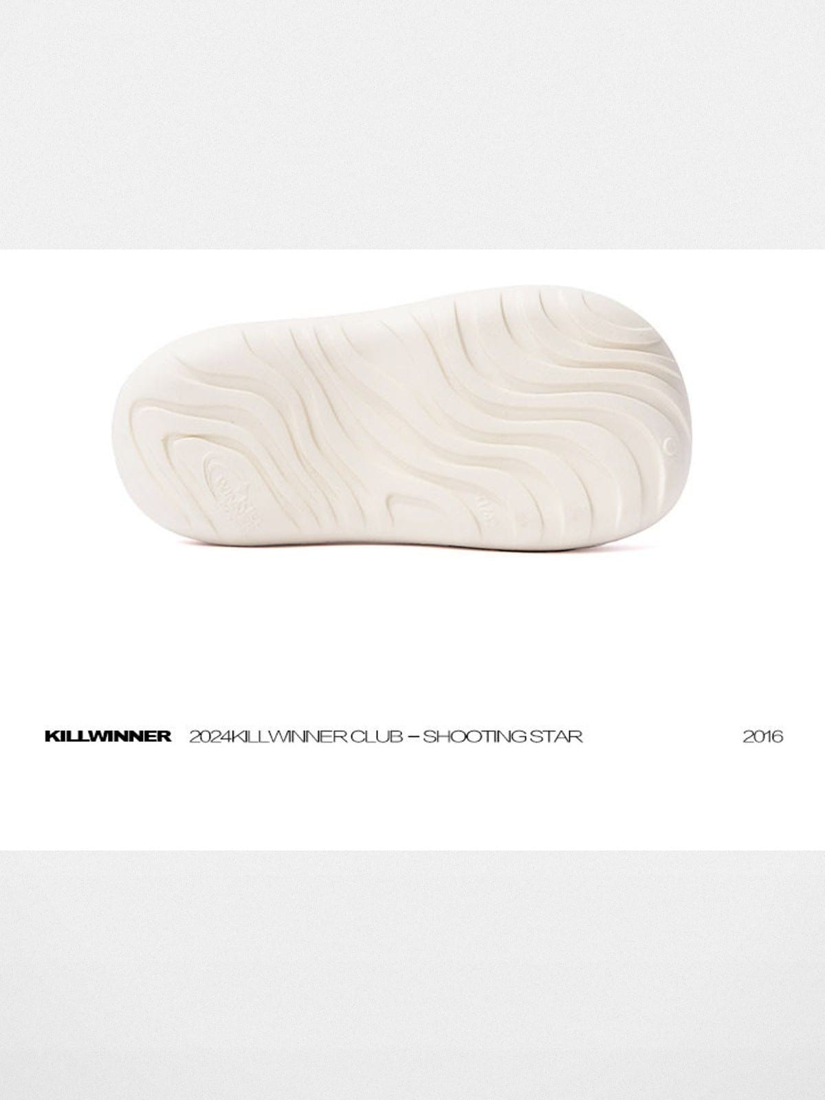 KILLWINNER Chunky Platform EVA Clogs in White - Detail
