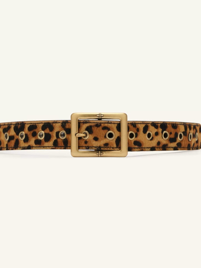 SMFK Hand Rubbed Leather Belt in Brown